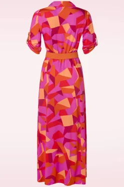 Discount K-Design Lexie Maxi Jurk In Fuchsia