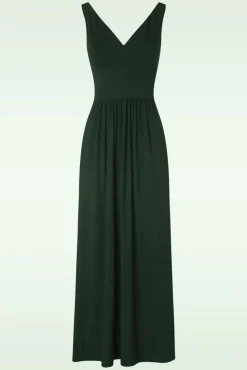 Best Very Cherry Limone Tricot Jurk In Luxe Flessengroen