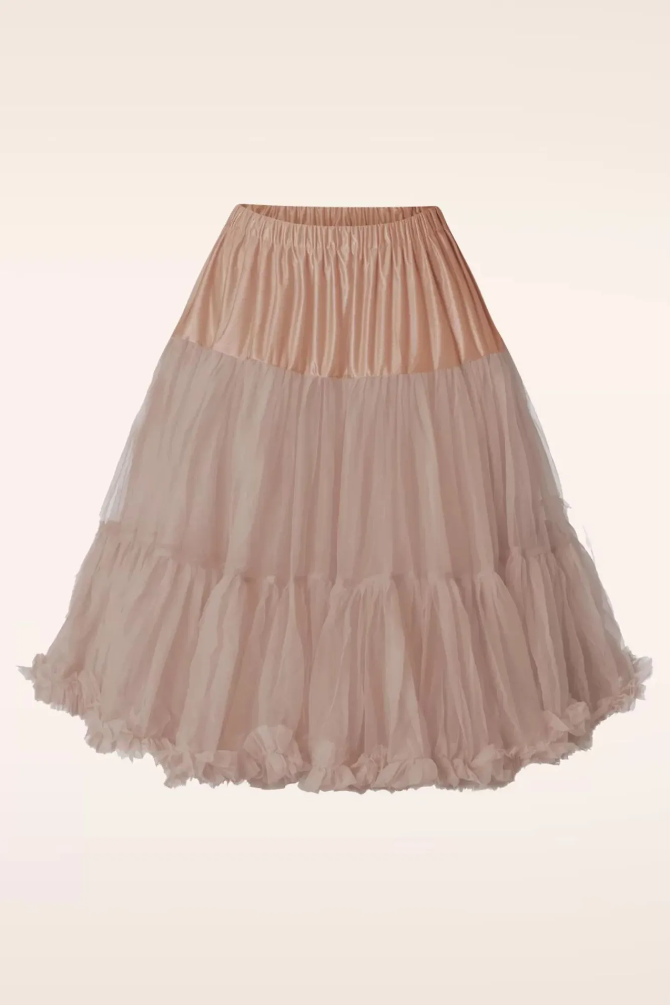 Discount Banned Retro Lola Lifeforms Petticoat In Perzik Beige