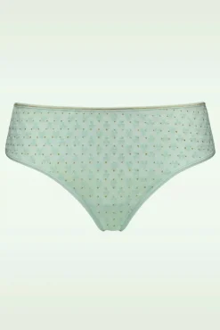 Discount Marlies Dekkers Lucky Clover Slip In Mintgroen En Goud