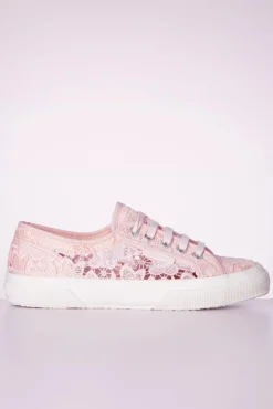 Sale Superga Macrame Sneakers In Roze