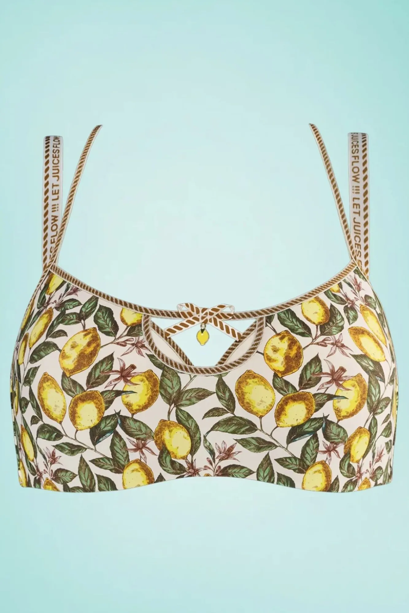 Best Marlies Dekkers Mambo Amalfi Demi-Bh Met Citroenprint In Creme