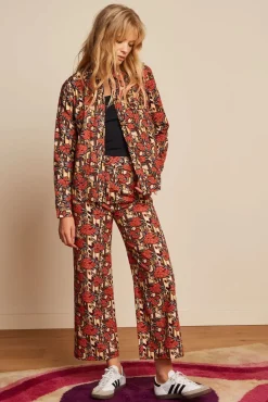 Hot King Louie Marcie Cropped Broek Ryder In Marsepein