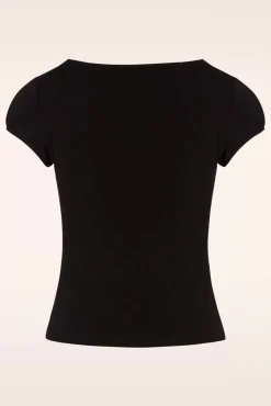 New Bunny Mia Top In Zwart