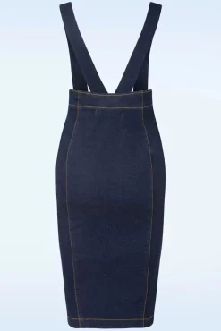 Discount Rock-a-Booty Mona Lee Pencil Rok In Classic Denim