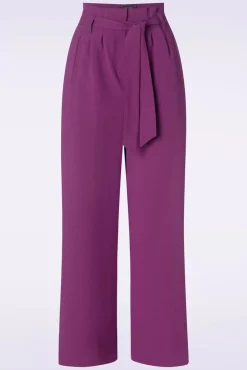 Cheap King Louie Neva Cropped Broek Timba In Caspia Paars