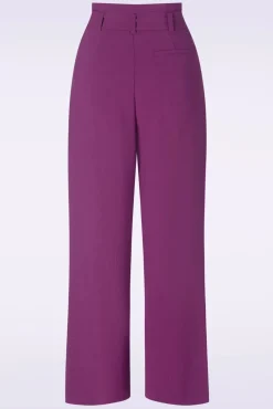 Cheap King Louie Neva Cropped Broek Timba In Caspia Paars