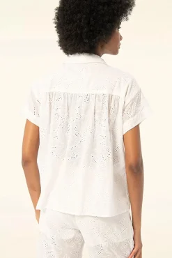 Shop Surkana Olly Oversized Blouse In Wit