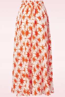Flash Sale Surkana Palms Midi Rok In Oranje