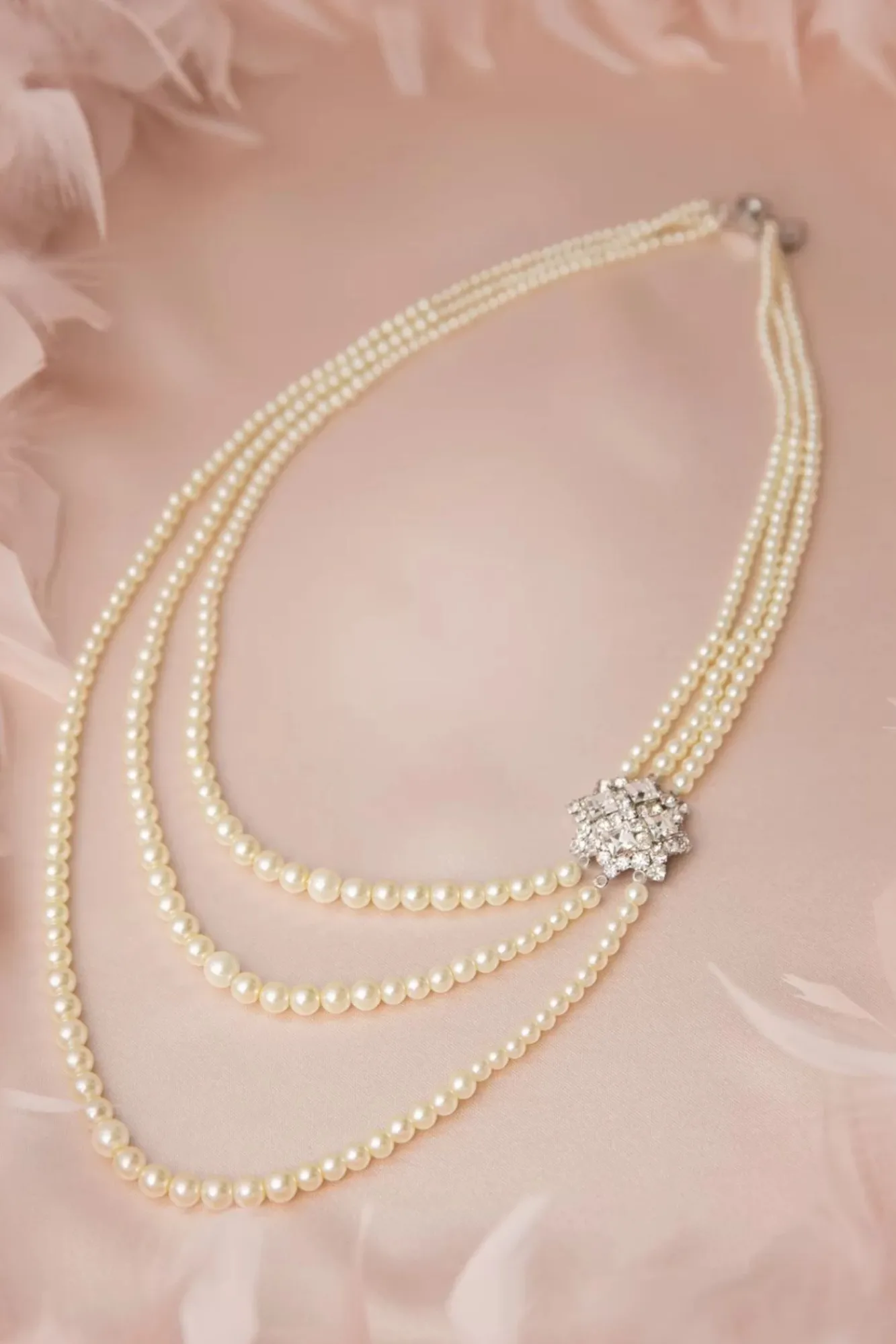 Store Lovely Parijs Parels Kristal Ketting