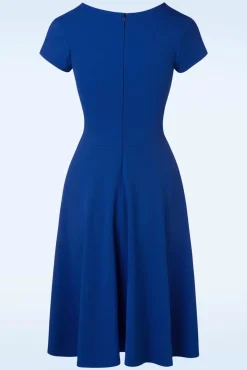 Shop Vintage Chic for Topvintage Riyana Swingjurk In Koningsblauw