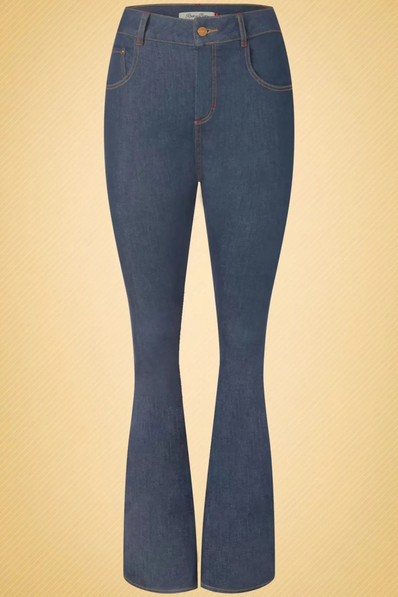 Cheap Rock-a-Booty Rosa Jeans In Denimblauw