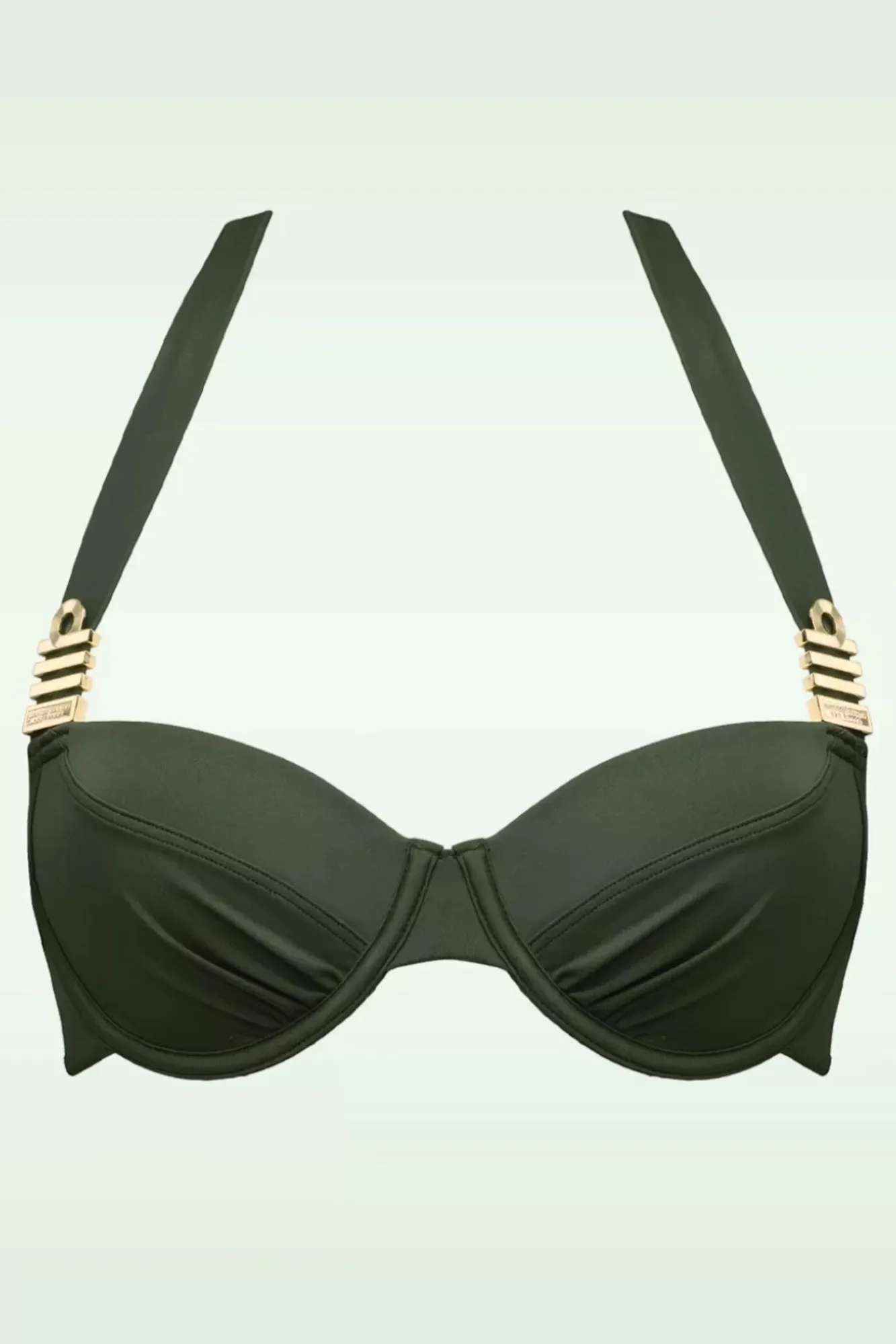 Discount Marlies Dekkers Royal Navy Balconette Bikini Top In Zeewier Groen