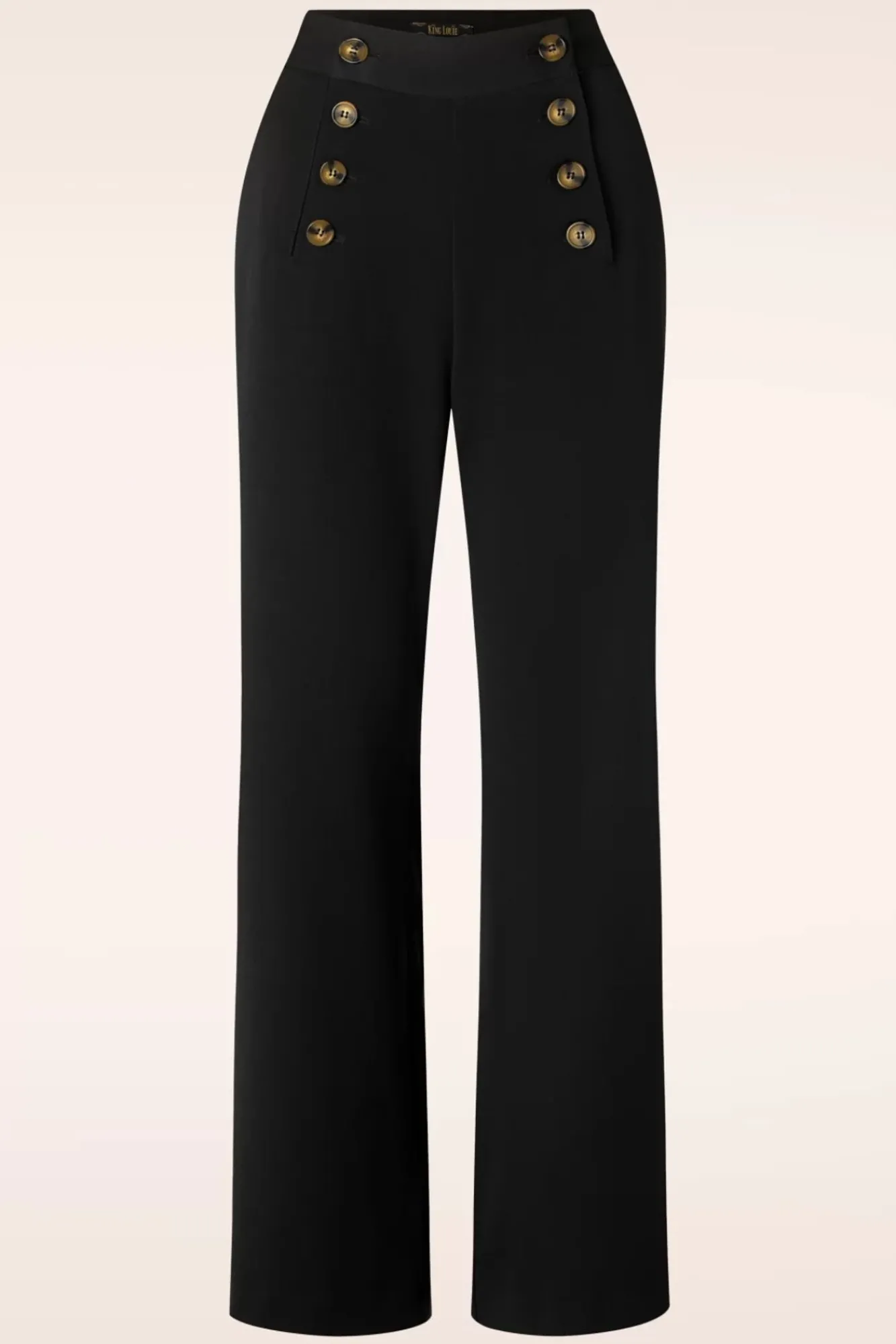 Best Sale King Louie Sally Broadway Pantalon In Zwart
