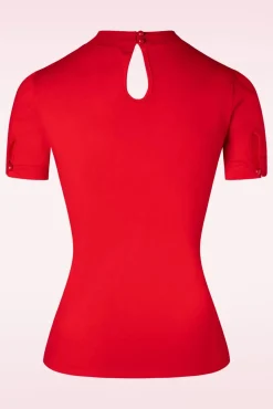 Cheap Banned Retro Sandy Loves Danny Top In Rood