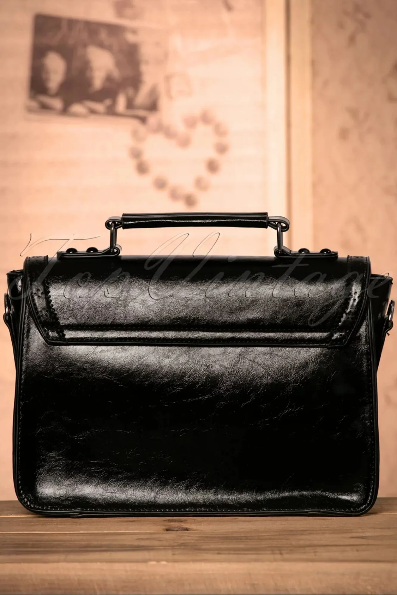 Cheap Banned Retro Scandal Office-Handtas In Zwart
