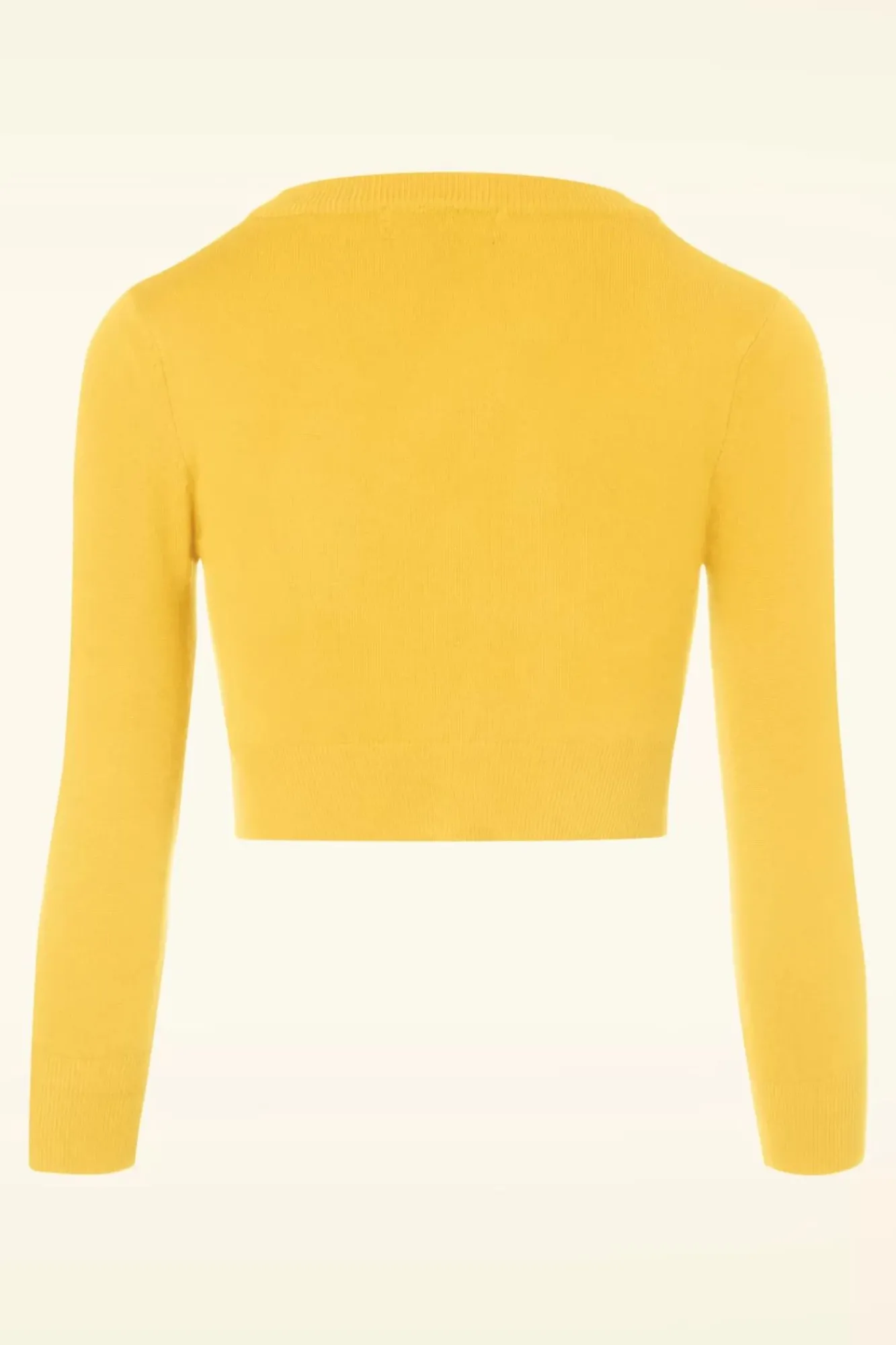 Online Mak Sweater Shela Cropped Vest In Custardgeel