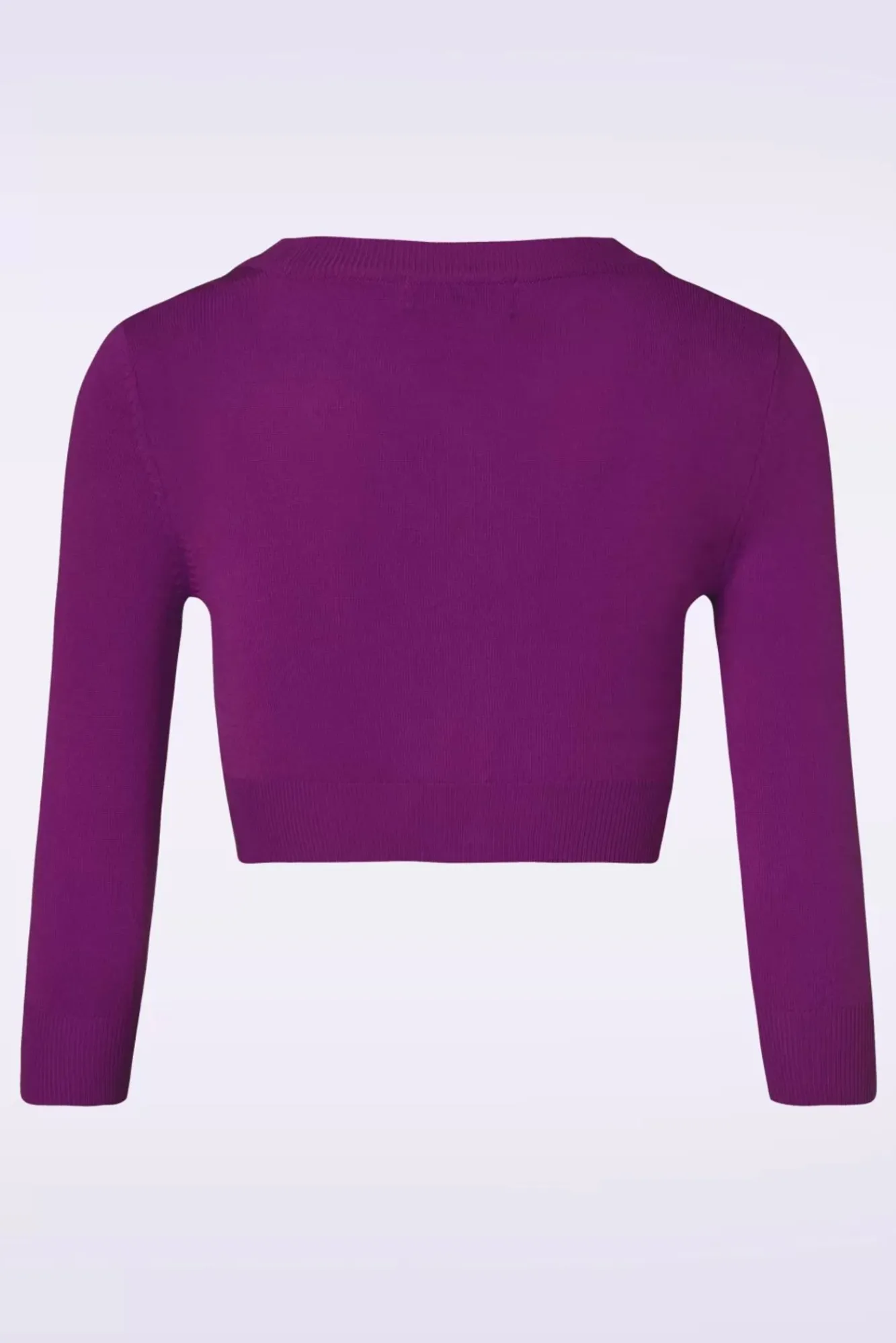 Discount Mak Sweater Shela Cropped Vest In Paars
