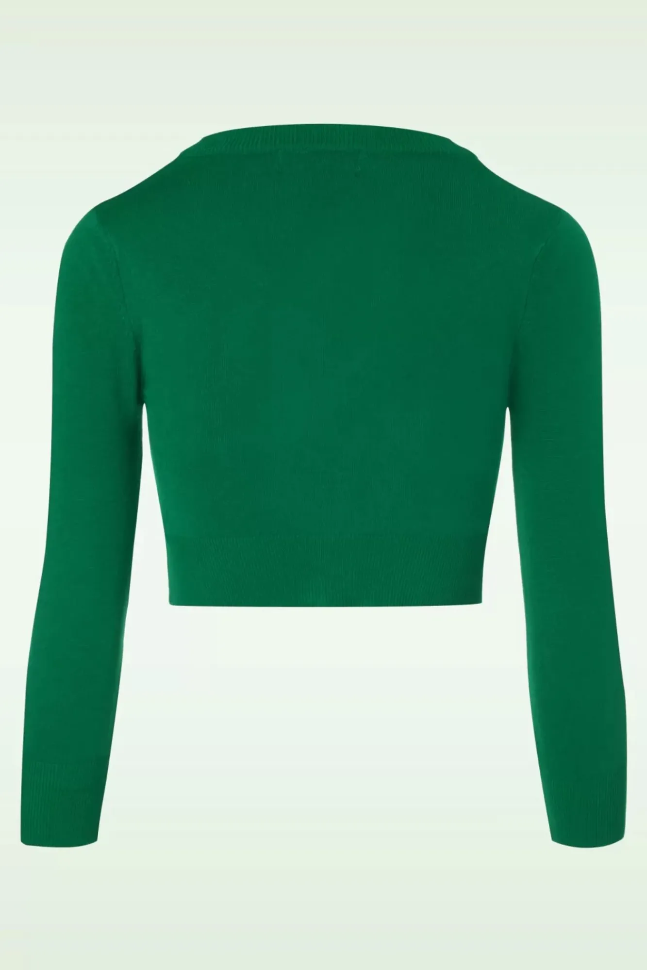 Discount Mak Sweater Shela Cropped Vest In Smaragdgroen