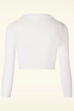 Online Mak Sweater Shela Cropped Vest In Wit