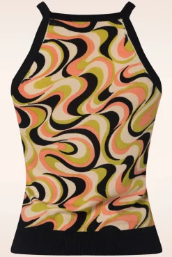 Best Sale King Louie Sofie Manic Top In Spring Geel