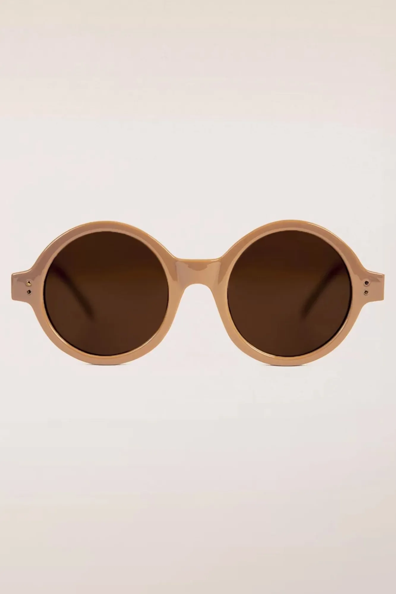 Best Sale Surkana Stay Shady Ronde Zonnebril In Latte