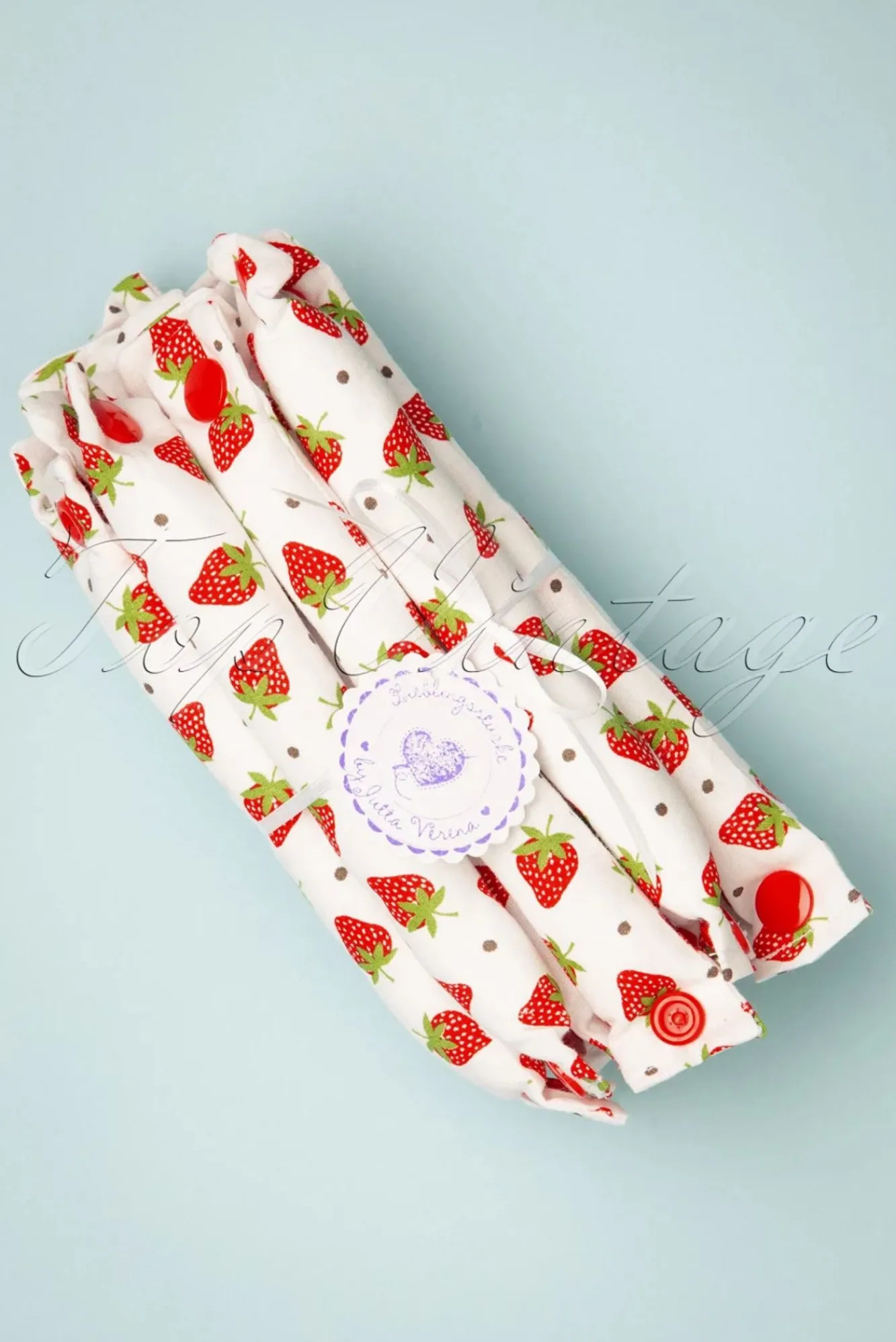 Best Lieblingsstucke By JuttaVerena Strawberry Fields - Set Van 12 Krulspelden In Wit