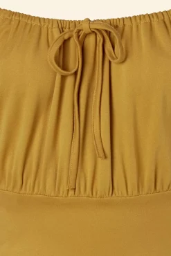 Discount Vixen Tessy Swingjurk In Mosterdgeel