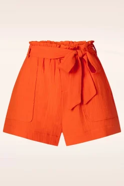Cheap Smashed Lemon Tetra Short In Oranje
