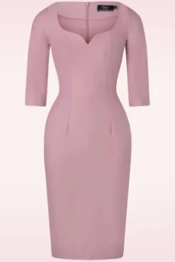 Shop Vintage Diva The Patrizia Penciljurk In Zachtroze