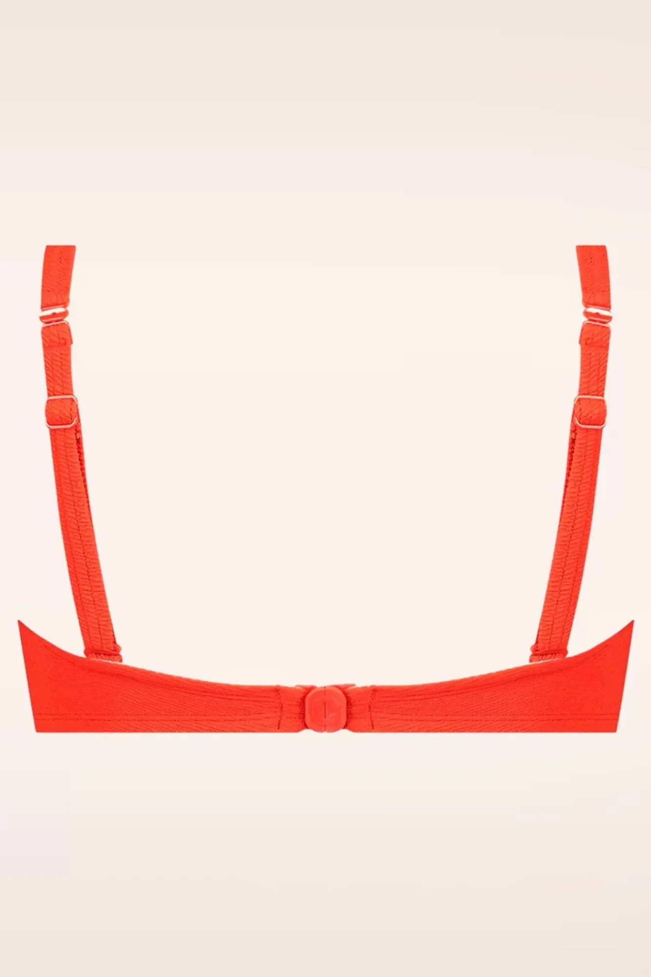 Online TC Beach Twisted Bikinitop In Zomers Rood