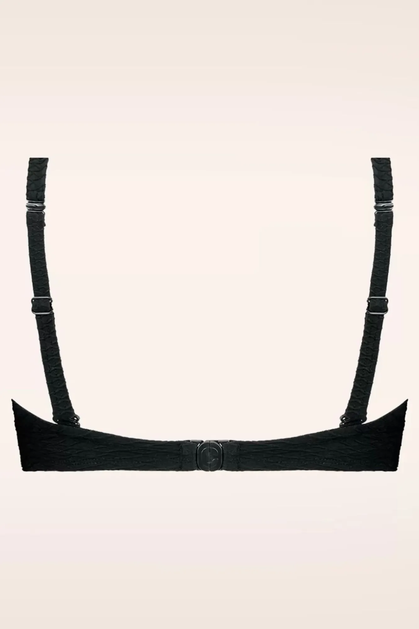 Outlet TC Beach Twisted Bikinitop In Zwart Snake