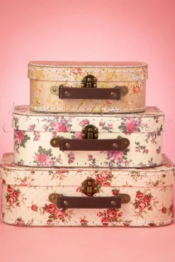 Clearance Sass & Belle Vintage Rose Kofferset