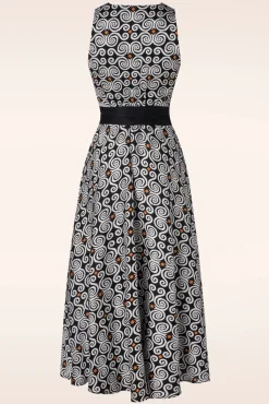 Online Surkana Willow Maxi Jurk In Zwart